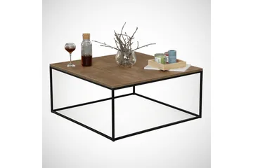 Falan Sofabord 75 cm - Brun Natur/Svart - Møbler - Bord - Sofabord & salongbord