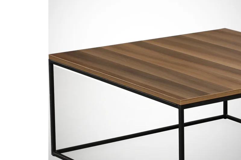 Falan Sofabord 75 cm - Brun/Svart - Møbler - Bord - Sofabord & salongbord