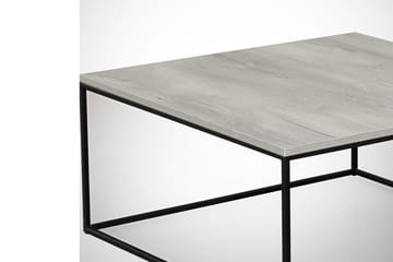 Falan Sofabord 75 cm - Grå/Svart - Møbler - Bord - Sofabord & salongbord