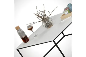 Falan Sofabord 75 cm - Hvit - Møbler - Bord - Sofabord & salongbord