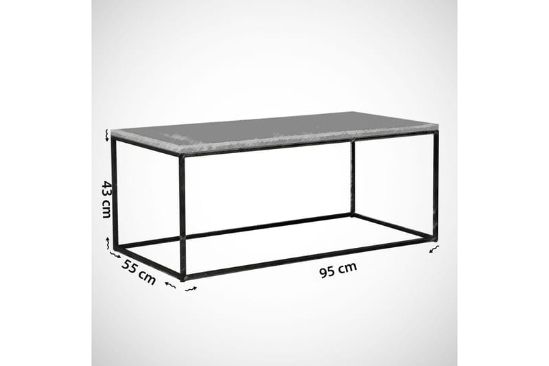 Falan Sofabord 95 cm - Brun - Møbler - Bord - Sofabord & salongbord