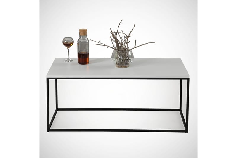 Falan Sofabord 95 cm - Ekstra Hvit - Møbler - Bord - Sofabord & salongbord