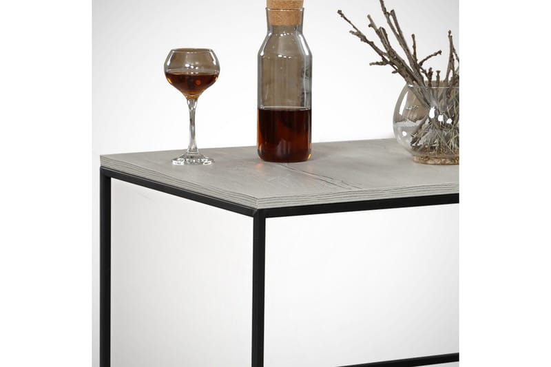Falan Sofabord 95 cm - Grå/Marmor - Møbler - Bord - Sofabord & salongbord
