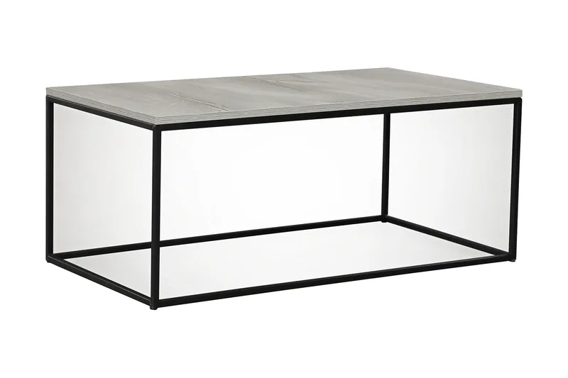 Falan Sofabord 95 cm - Grå/Marmor - Møbler - Bord - Sofabord & salongbord