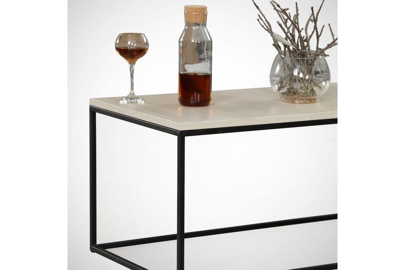Falan Sofabord 95 cm - Lysebrun - Møbler - Bord - Sofabord & salongbord