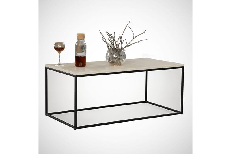 Falan Sofabord 95 cm - Lysebrun - Møbler - Bord - Sofabord & salongbord