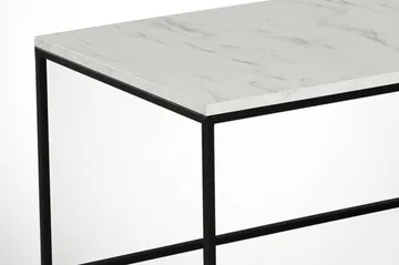 Falan Sofabord 95 cm Marmormønster - Hvit/Svart/Grå - Møbler - Bord - Sofabord & salongbord