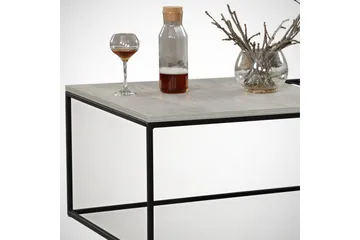 Falan Sofabord 95 cm Ribber - Hvit/Marmor - Møbler - Bord - Sofabord & salongbord