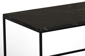 Falan Sofabord 95 X 55 cm Marmormønster - Svart - Møbler - Bord - Sofabord & salongbord