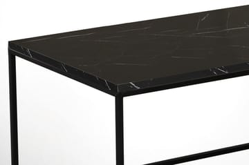 Falan Sofabord 95 X 55 cm Marmormønster - Svart - Møbler - Bord - Sofabord & salongbord