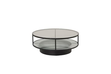 Falsterbo Sofabord Rundt 100 cm - Transparent - Møbler - Bord - Sofabord & salongbord
