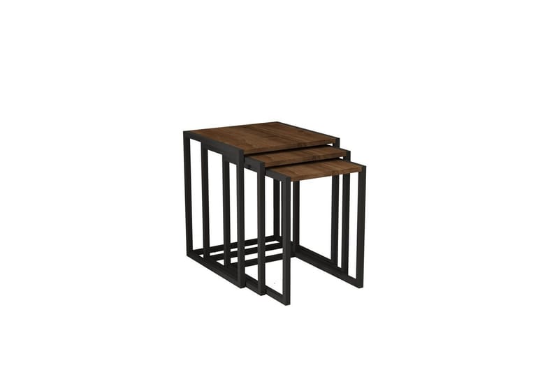 Fayen Settbord 34 cm, Sort/Valnøtt