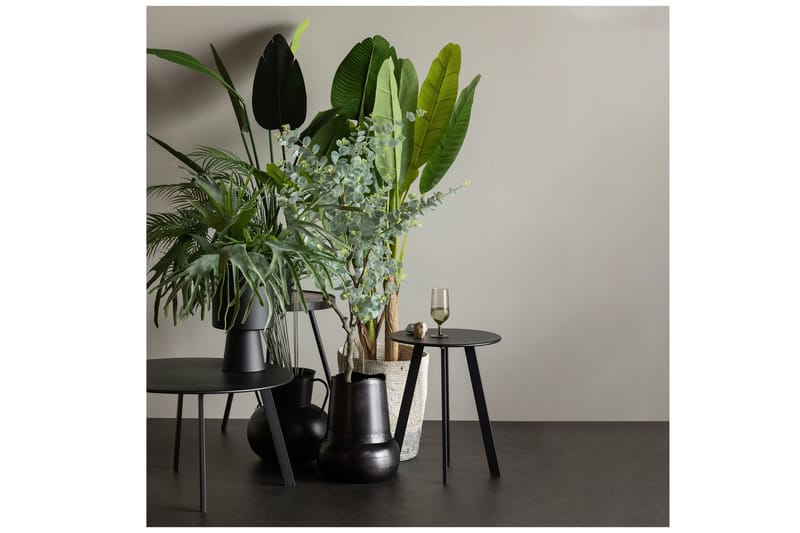 Fer Sofabord Rundt 70 cm - Svart - Møbler - Bord - Sofabord & salongbord