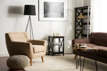 Foster Sofabord 40 cm - Svart - Møbler - Bord - Sofabord & salongbord