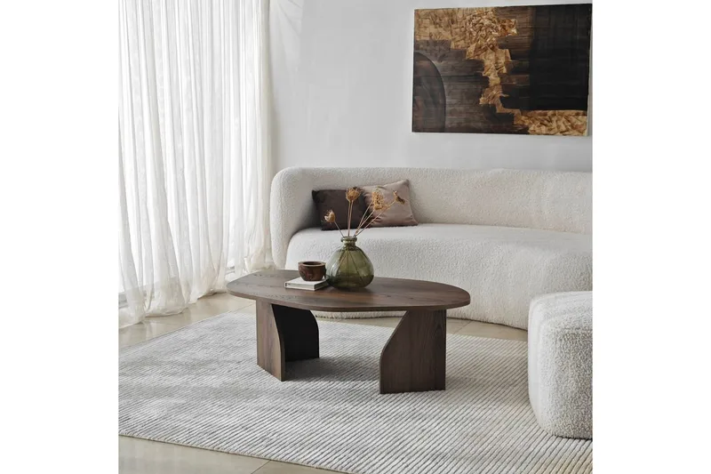 Sofabord Fredrilla Valnøtt - Valnøtt - Møbler - Bord - Sofabord & salongbord