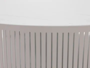 Friend sofabord 75 cm rundt - Svart|beige - Møbler - Bord - Sofabord & salongbord - Sofabord med oppbevaring