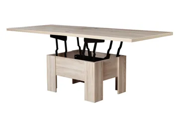 Frodo Sofabord 100 cm - Beige/Grå - Møbler - Bord - Sofabord & salongbord