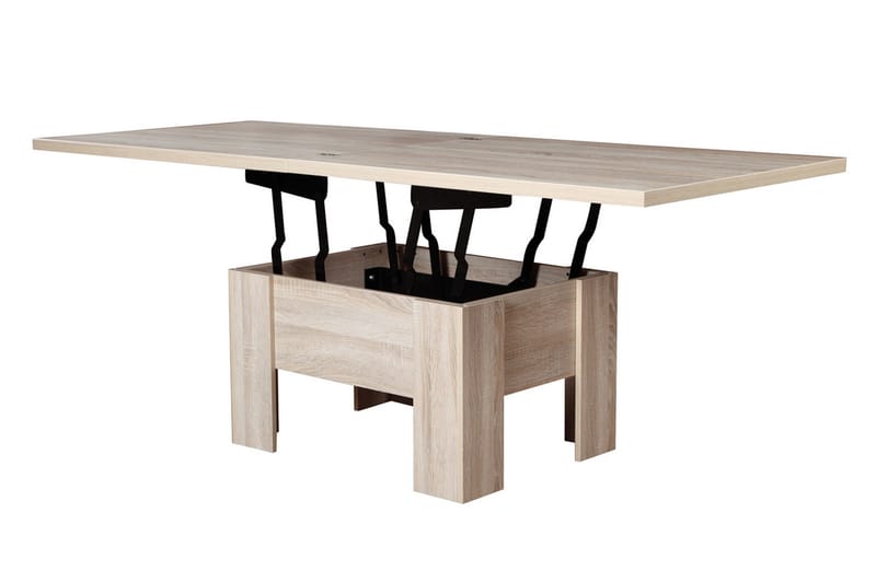Frodo Sofabord 100 cm - Beige/Grå - Møbler - Bord - Sofabord & salongbord