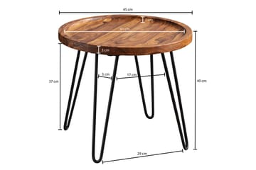 Fromherz Sofabord 45 cm - Brun - Møbler - Bord - Sofabord & salongbord
