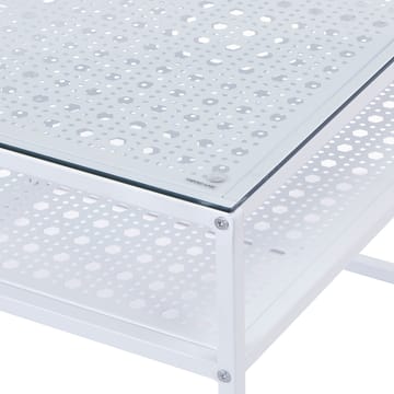 Galaro sofabord 60 cm - Gjennomsiktig og matt hvit - Møbler - Bord - Sofabord & salongbord - Sofabord med oppbevaring