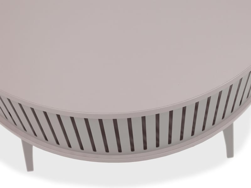 Galia sofabord 75 cm rundt - Beige|grå - Møbler - Bord - Sofabord & salongbord - Sofabord med oppbevaring