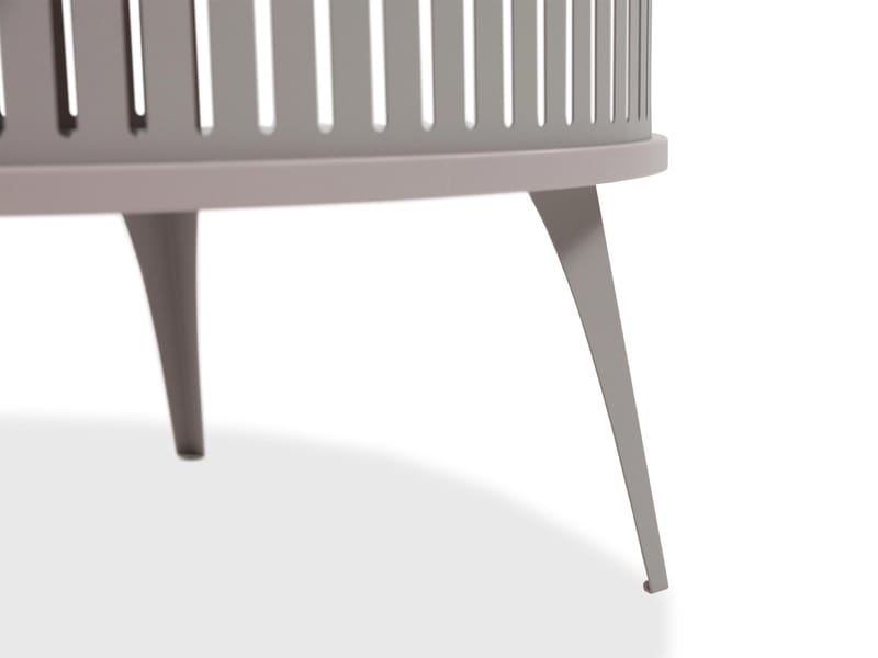 Galia sofabord 75 cm rundt - Beige|grå - Møbler - Bord - Sofabord & salongbord - Sofabord med oppbevaring