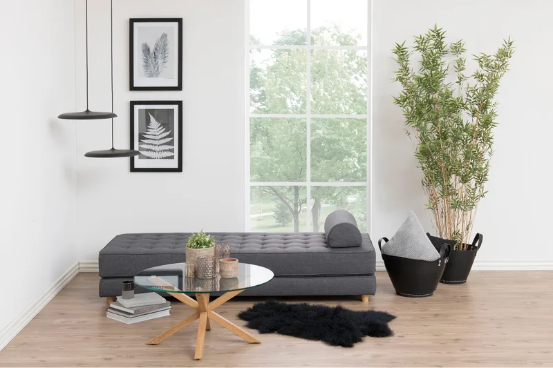 Ganesh Sofabord 82 cm Rund - Eg - Møbler - Bord - Sofabord & salongbord