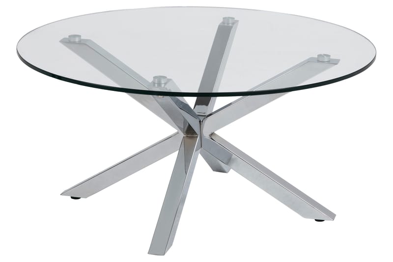 Ganesh Sofabord 82 cm Rund, Grå