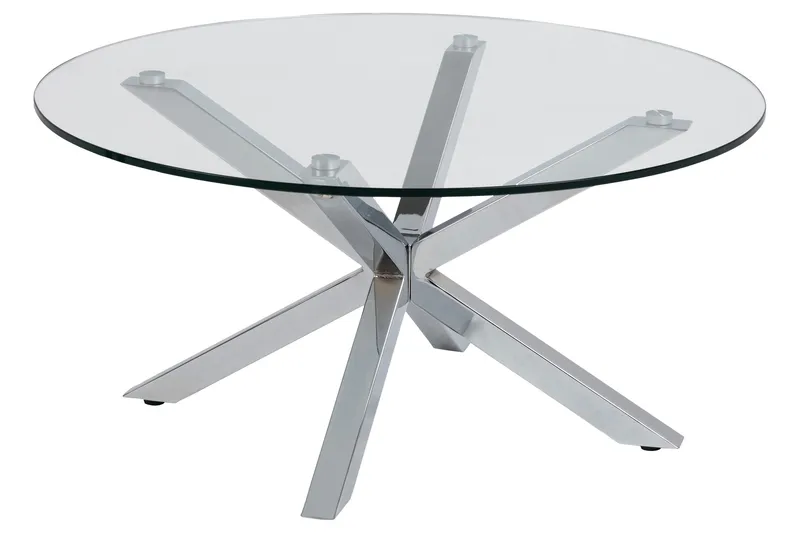 Ganesh Sofabord 82 cm Rund - Grå - Møbler - Bord - Sofabord & salongbord