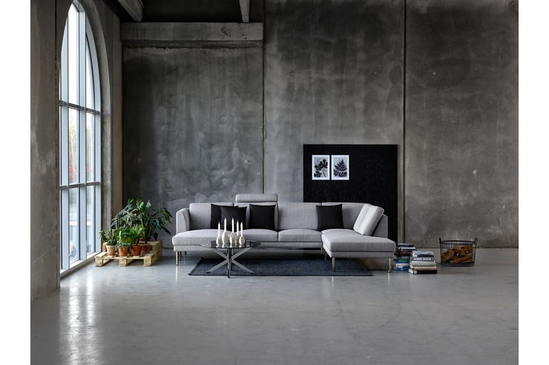 Ganesh Sofabord 82 cm Rund - Grå - Møbler - Bord - Sofabord & salongbord