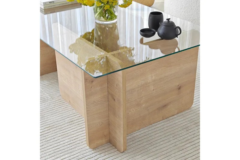 Giona Sofabord 105 cm - Brun - Møbler - Bord - Sofabord & salongbord