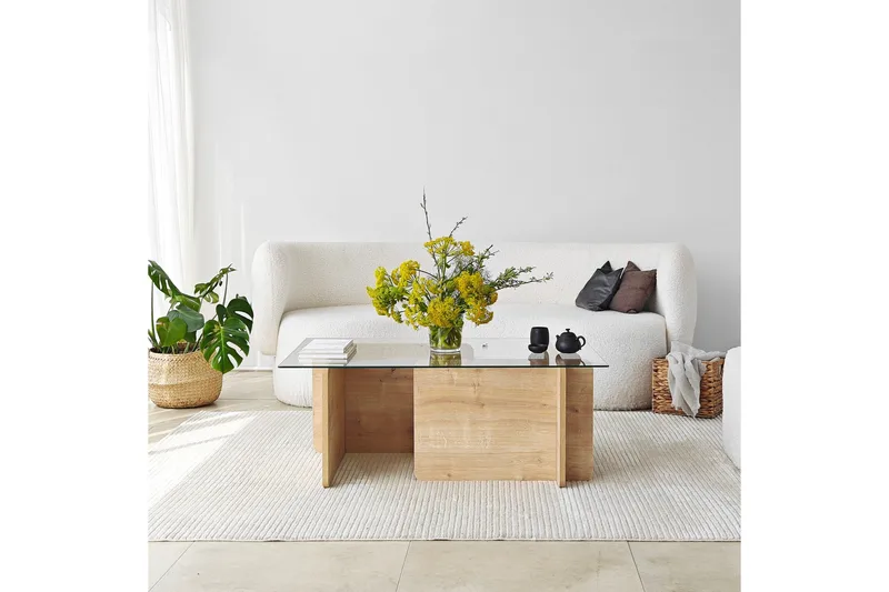 Giona Sofabord 105 cm - Brun - Møbler - Bord - Sofabord & salongbord