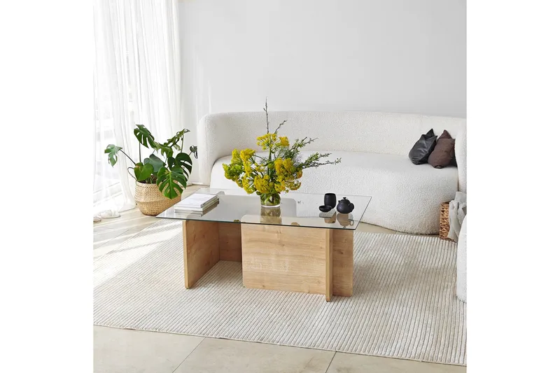 Giona Sofabord 105 cm, Brun