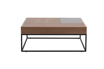 Gladfield Sofabord 90 cm - Valnøtt - Møbler - Bord - Sofabord & salongbord