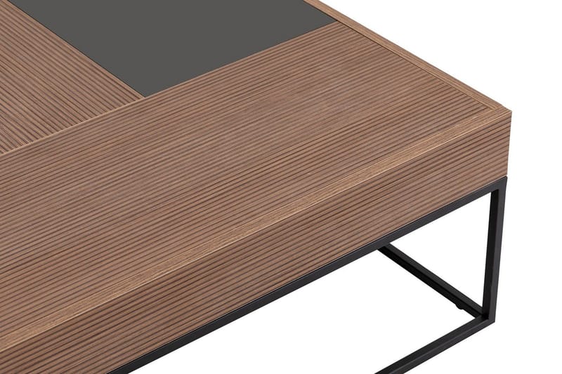 Gladfield Sofabord 90 cm - Valnøtt - Møbler - Bord - Sofabord & salongbord