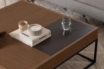 Gladfield Sofabord 90 cm - Valnøtt - Møbler - Bord - Sofabord & salongbord