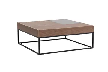 Gladfield Sofabord 90 cm - Valnøtt - Møbler - Bord - Sofabord & salongbord