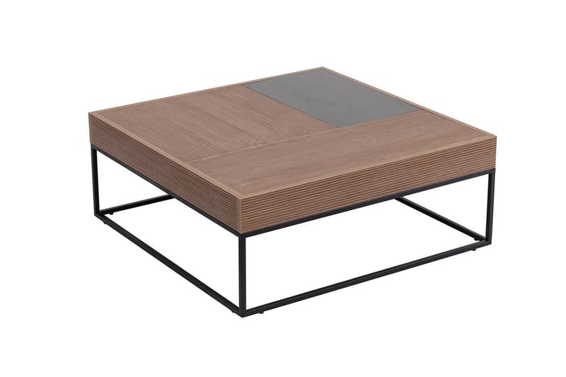 Gladfield Sofabord 90 cm - Valnøtt - Møbler - Bord - Sofabord & salongbord