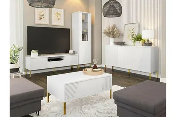 Glenndale Sofabord 60 cm - Hvid - Møbler - Bord - Sofabord & salongbord