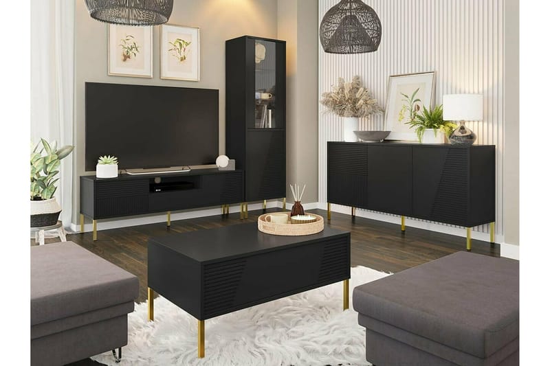 Glenndale Sofabord 60 cm - Svart - Møbler - Bord - Sofabord & salongbord