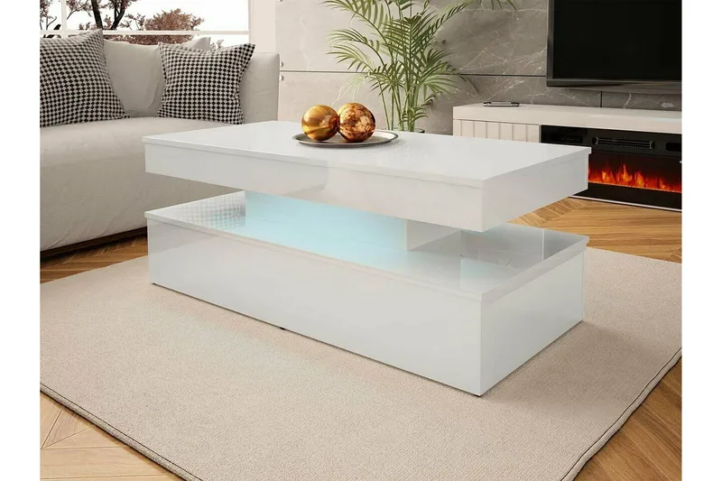 Glenndale Soffbord 55 cm Concept 55 White - Møbler - Bord - Sofabord & salongbord