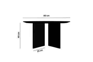 Sofabord Glenure Svart - Svart - Møbler - Bord - Sofabord & salongbord