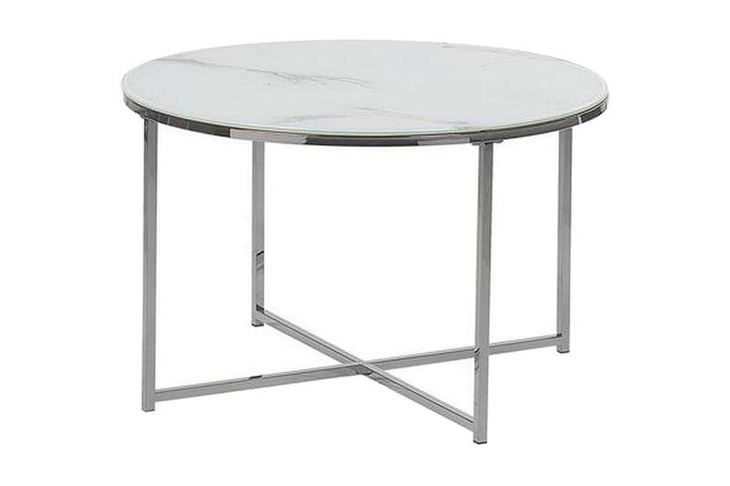 Gruenewald Sofabord Marmoreffekt - Hvit - Møbler - Bord - Sofabord & salongbord