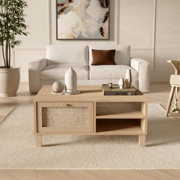 Sofabord Hanah Home Dune (90 x 38,6 x 60 cm) Eik - Eik - Møbler - Bord - Sofabord & salongbord