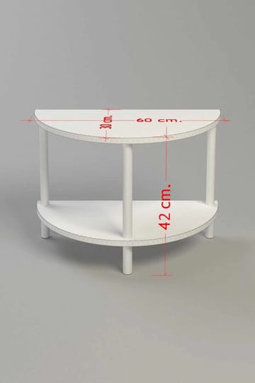 Sofabord Hanah Home Peka Cube (60 x 42 x 30 cm) Antrasitt - Antrasitt - Møbler - Bord - Sofabord & salongbord