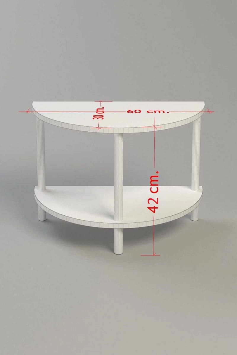 Sofabord Hanah Home Peka Cube (60 x 42 x 30 cm) Antrasitt - Antrasitt - Møbler - Bord - Sofabord & salongbord