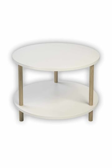 Sofabord Hanah Home Peka Square (Ø60 x H43 cm) Hvit - Hvit - Møbler - Bord - Sofabord & salongbord