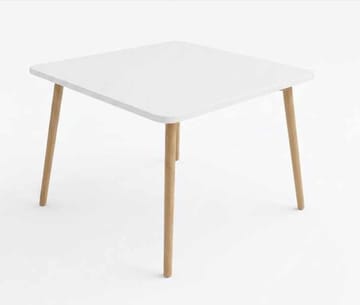 Sofabord Hanah Home Peka Compact (60 x 47 x 60 cm) Hvit - Hvit - Møbler - Bord - Sofabord & salongbord