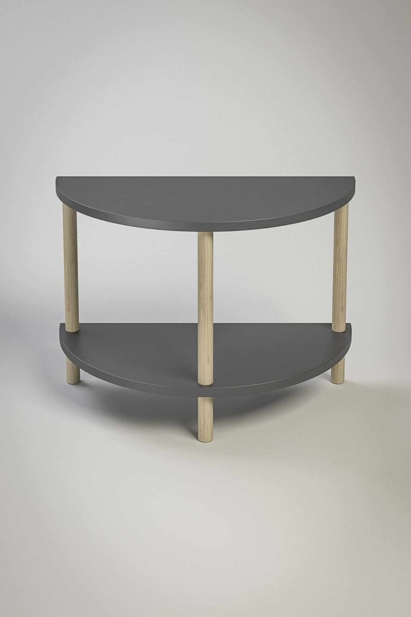 Sofabord Hanah Home Peka Cube (60 x 42 x 30 cm) Antrasitt - Antrasitt - Møbler - Bord - Sofabord & salongbord