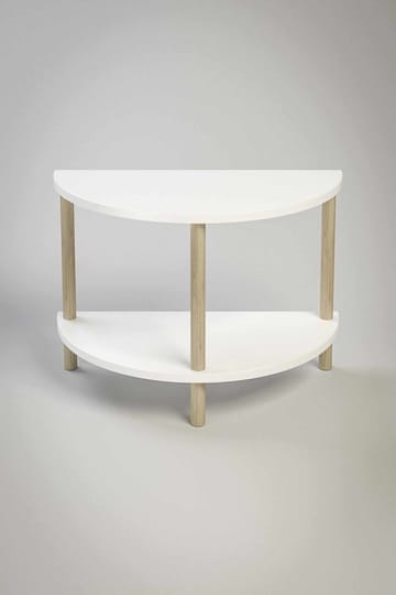 Sofabord Hanah Home Peka Cube (60 x 42 x 30 cm) Hvit - Hvit - Møbler - Bord - Sofabord & salongbord
